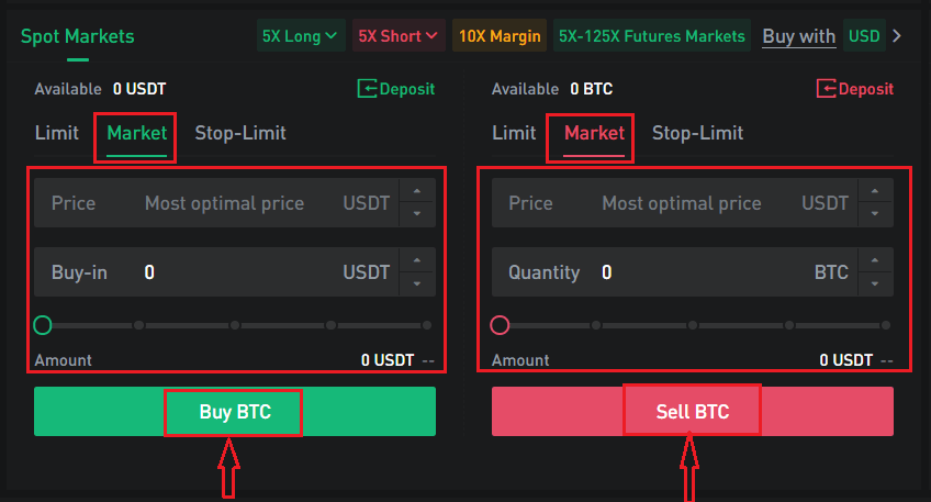 كيفية التداول في MEXC للمبتدئين